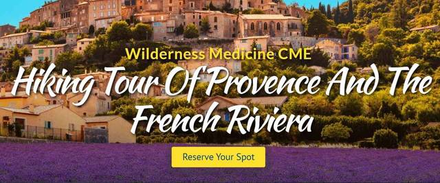 Wilderness Medicine CME: Hiking Tour Of Provence And The French Riviera (Sep 17 - 24, 2026)
